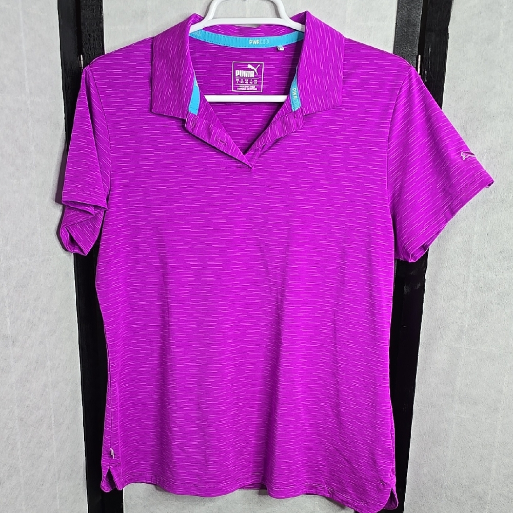 Puma Women's Purple Polo Shirt